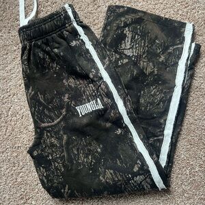 YoungLA mens Camouflage sweatpants